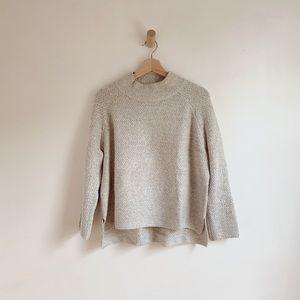 Mango Suit Mock Turtleneck Sweater